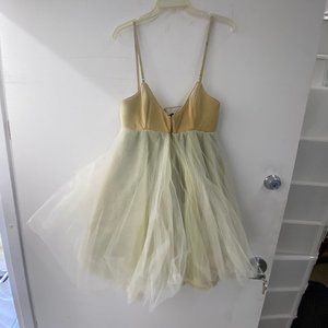 COPY - Maggie Barry light brown Tulle dress